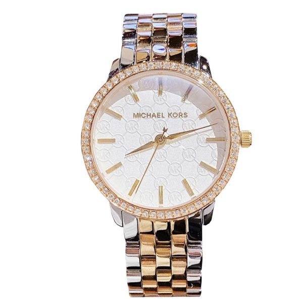 Đồng Hồ Nữ Thời Trang Michael Kors 36mm Viền Gold Đá