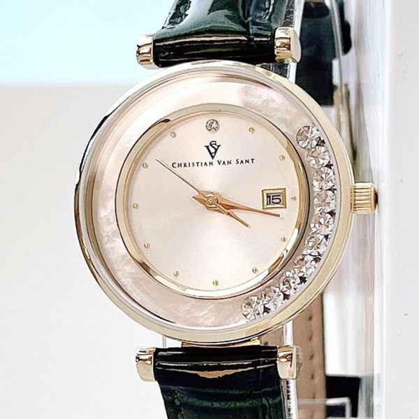 Đồng Hồ Nữ Thời Trang Christian Van Sant 31mm Dây Da
