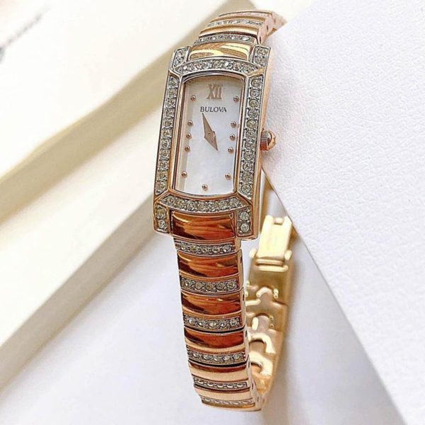 Đồng Hồ Nữ Thời Trang Bulova 98L205 Mặt Vuông
