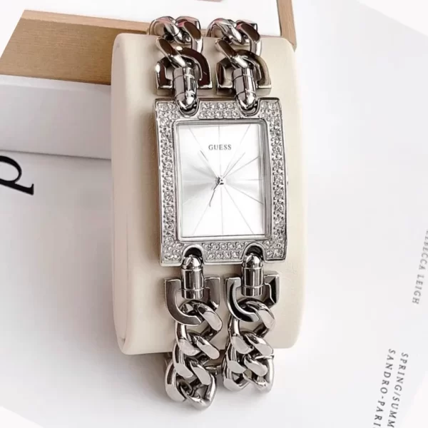 Đồng Hồ Nữ Thời Trang Guess W95088L1 Mặt Vuông