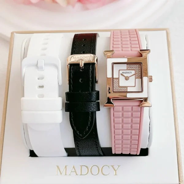 Đồng Hồ Nữ Madocy M81658 Mặt Vuông