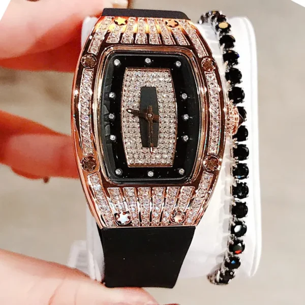 Đồng Hồ Nữ X-cer 38mm Dial Đen Mặt Vuông