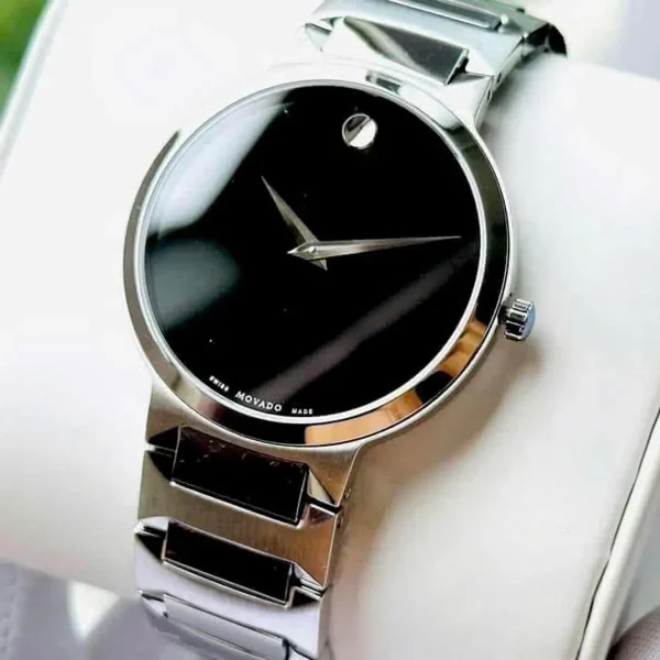 Đồng Hồ Nam Movado Temo Black Quartz 0607292