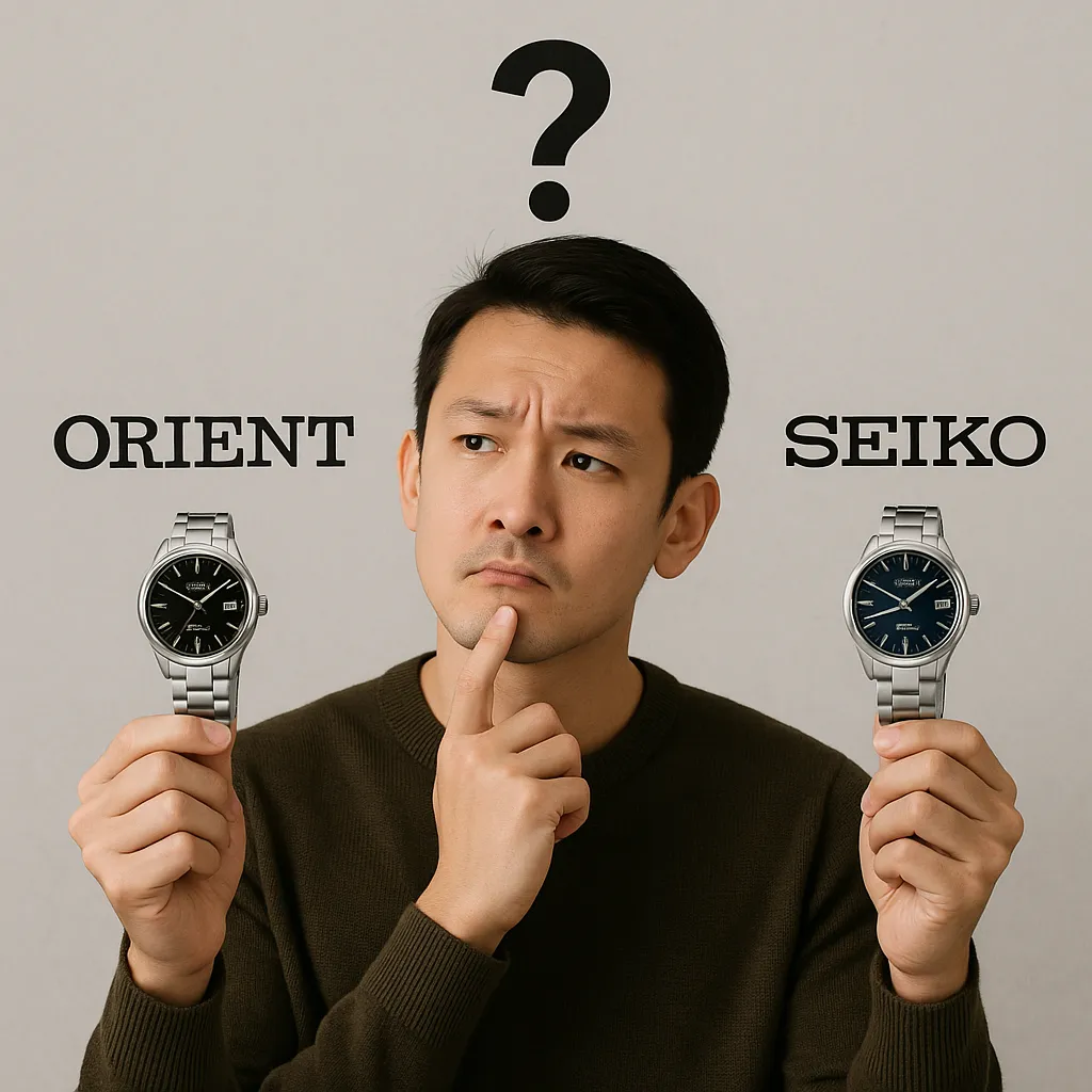 man considering orient or seiko man considering orient or seiko