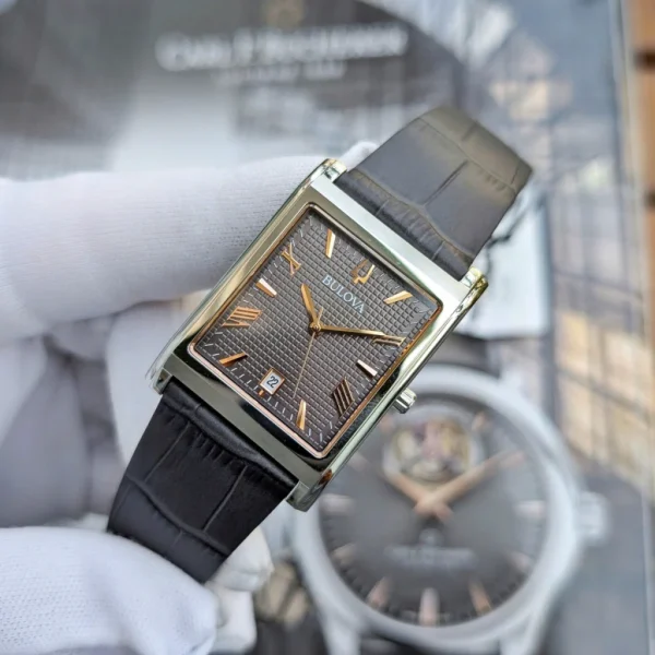Đồng Hồ Nam Bulova Dáng Vuông – 96B443